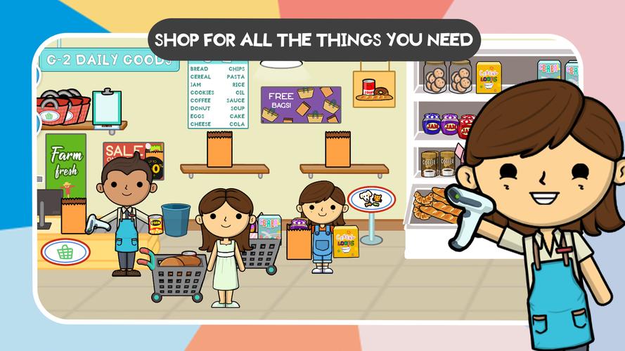 Screenshot Lila's World: Grocery Store 3