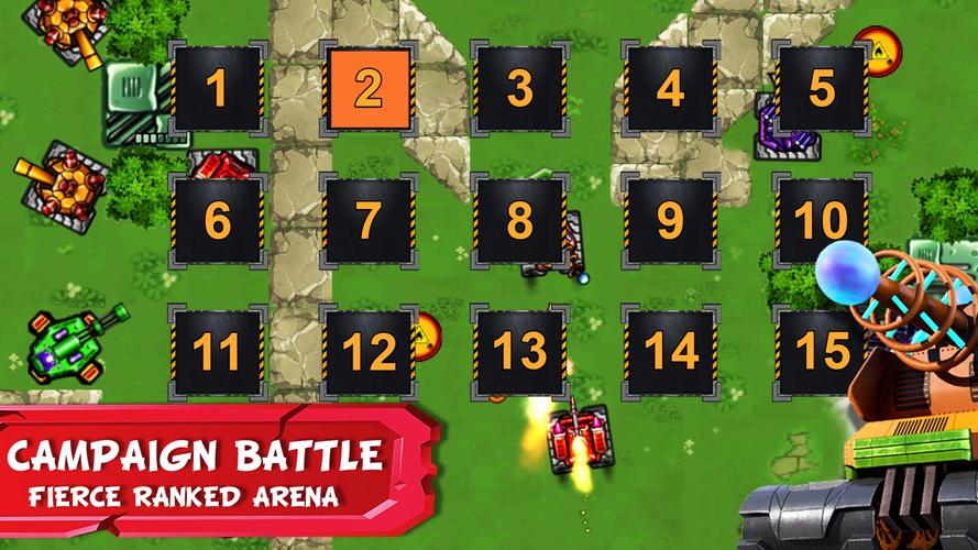 Tank Battles 2D Capture d’écran4
