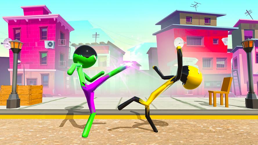 Stickman Ninja Fight: Ropehero屏幕截圖1