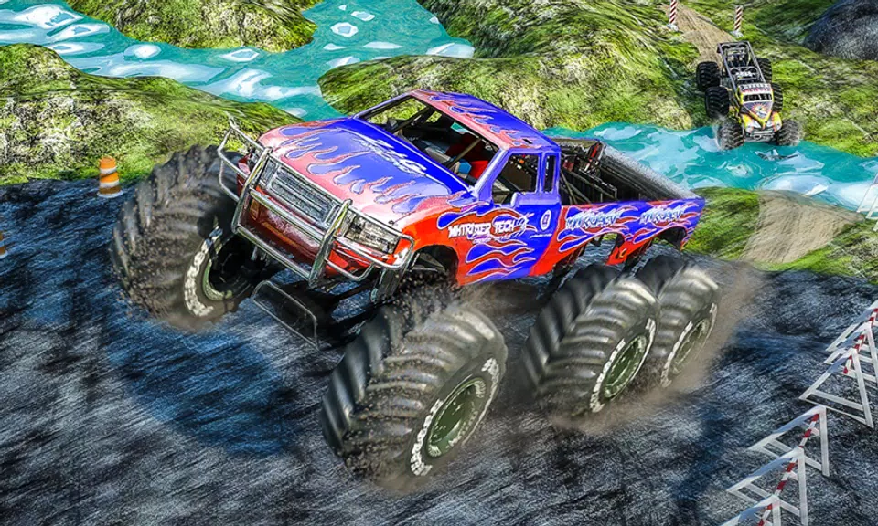 Monster 4x4 Offroad Jeep Stunt Racing 2019 ảnh chụp màn hình 1