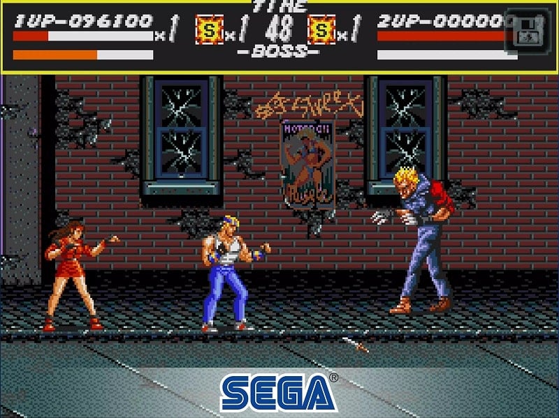 Streets of Rage Classic экрана 2