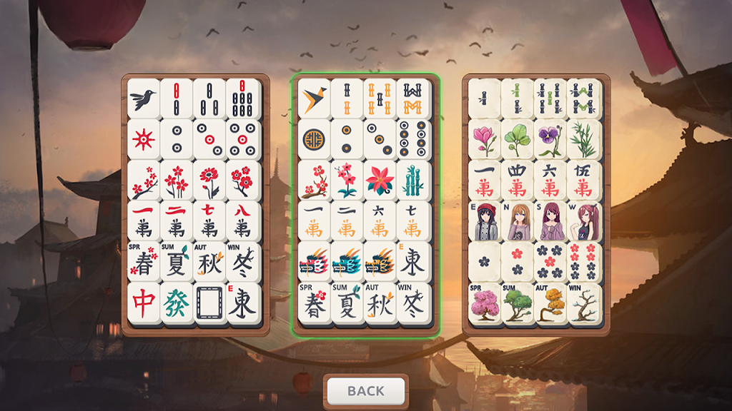Mahjong Sakura - Oriental Mahjong zrzut ekranu 2