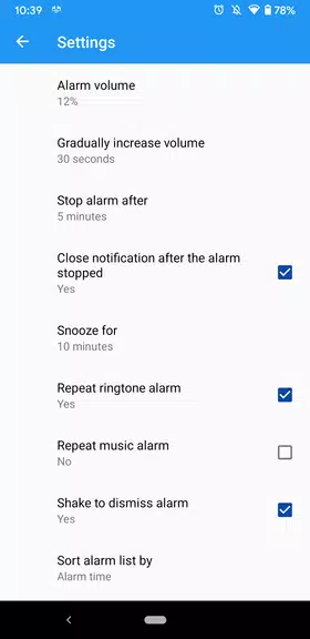 Screenshot Sun Alarm 3