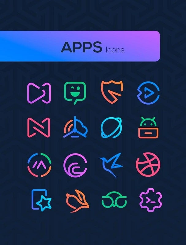 Linebit – Icon Pack zrzut ekranu 2