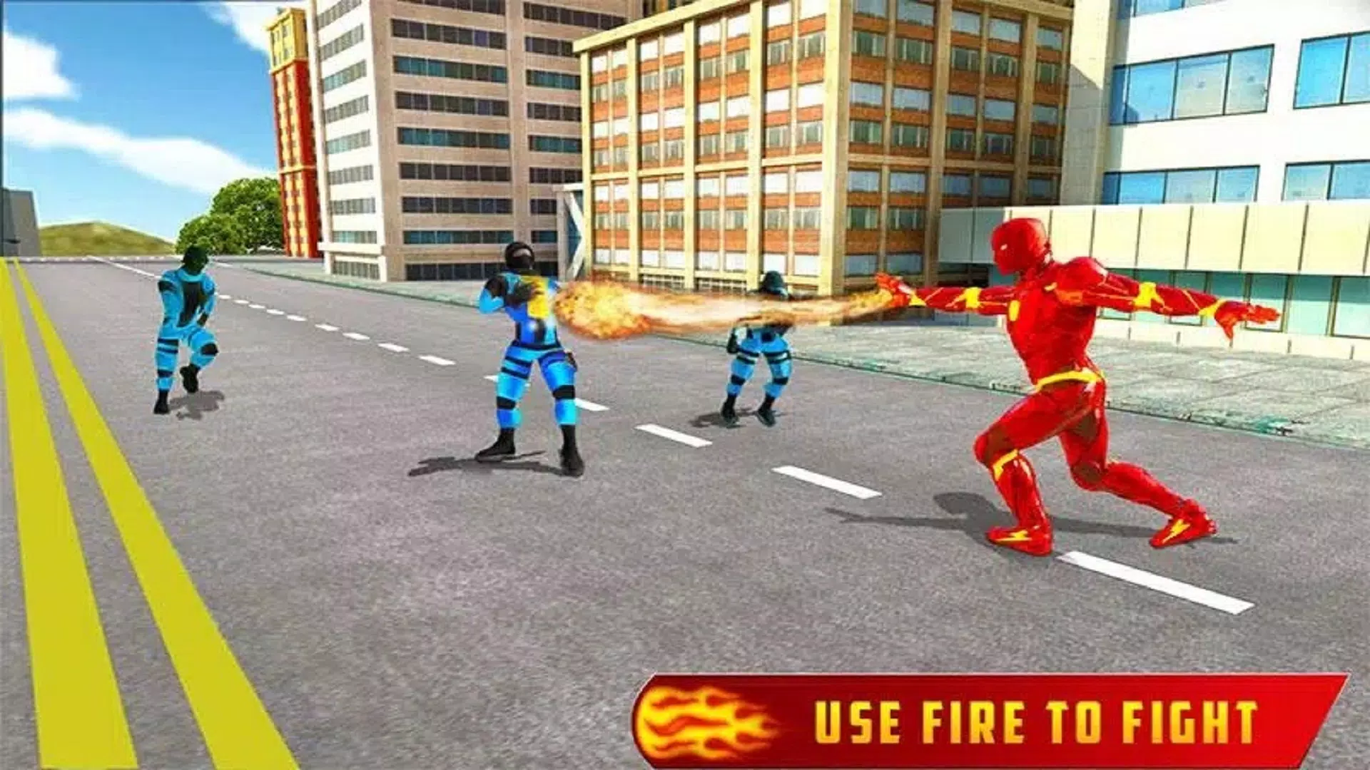 Fire Hero Robot Transform Game Schermafbeelding 4