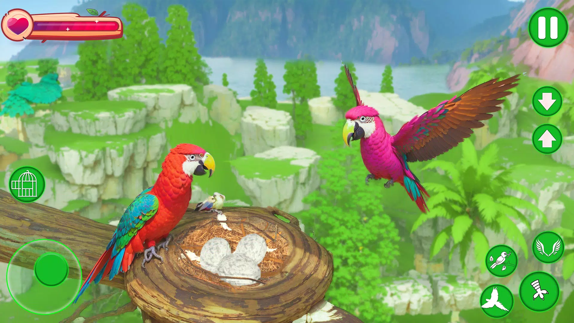 Parrot Bird Simulator Game captura de pantalla 3