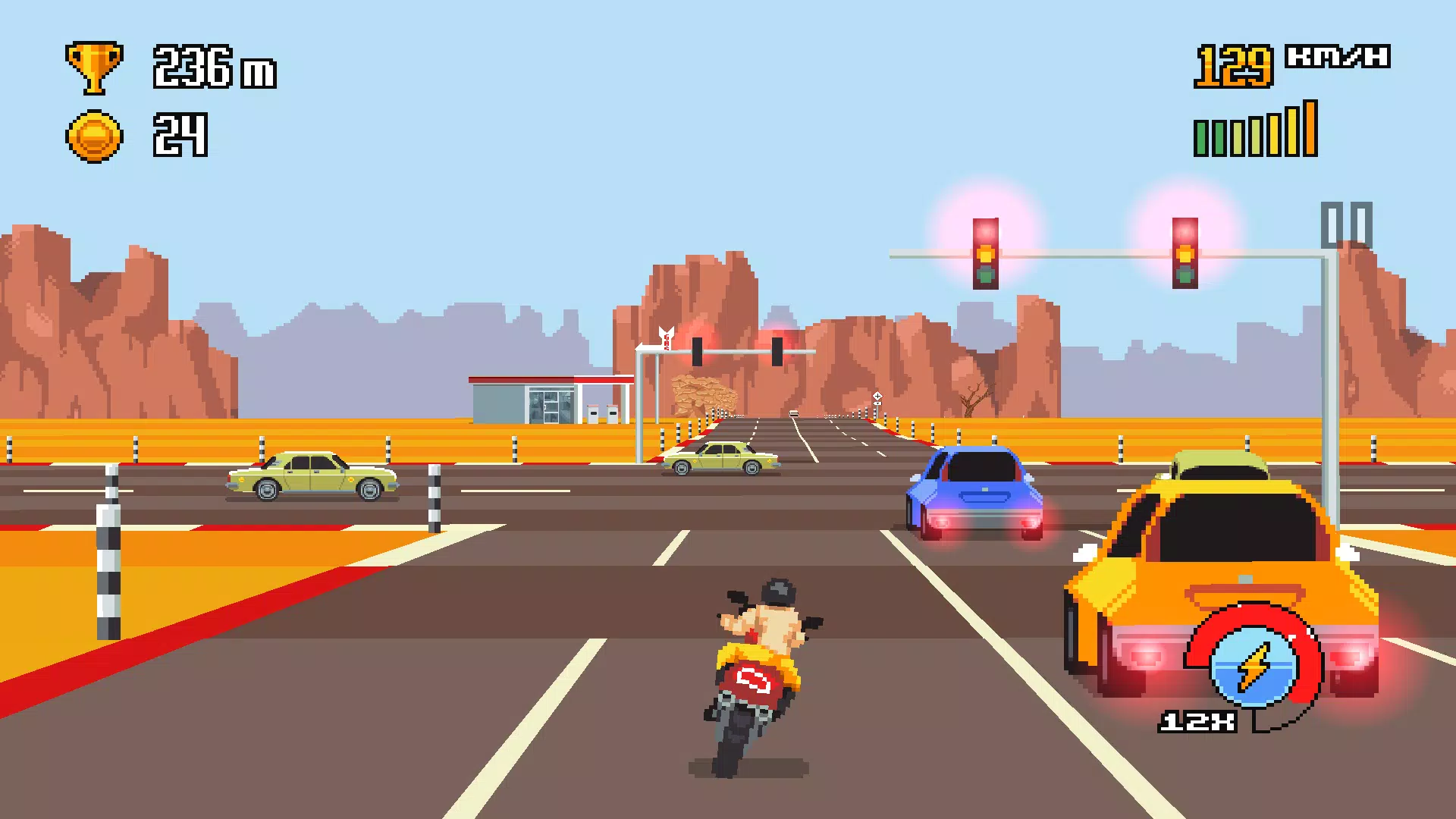 ภาพหน้าจอ Retro Highway 2