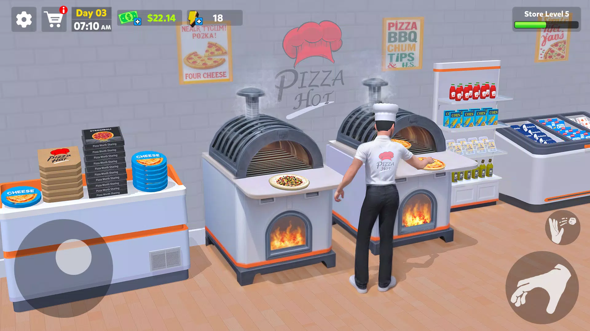 Pizza Shop Simulator 3D स्क्रीनशॉट 2