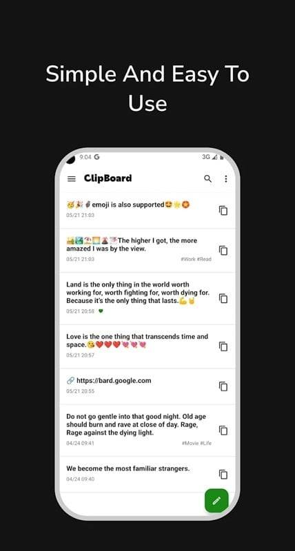 Clipboard ဖန်သားပြင်ဓာတ်ပုံ 3