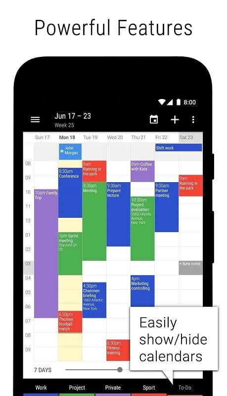 Business Calendar 2 ကိုဖန်သားပြင်2