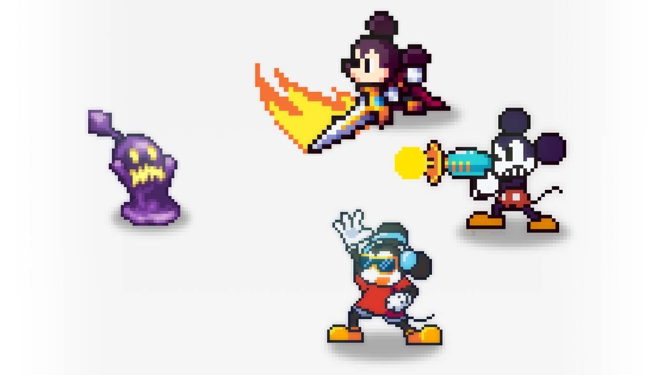 Disney Pixel RPG Mobile Adventure Reviils GameBlay przed październikiem