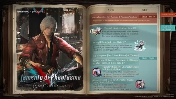 Punishing Gray Raven x Devil May Cry Collab Begins August 6 for Global