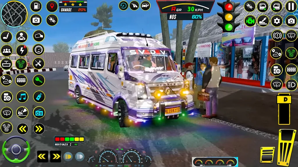 US Public Bus Driving Games 3d ảnh chụp màn hình 1