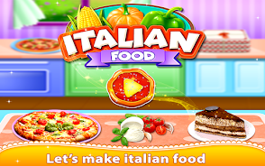 ภาพหน้าจอ Italian Food Chef Cook Pizza 1