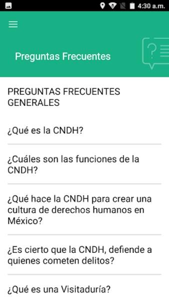 CNDH Informa Screenshot 3