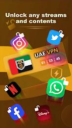 VPN UAE: Unlimited VPN Dubai ekran görüntüsü 1