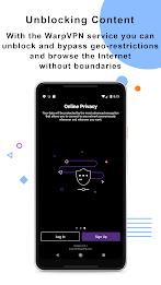 WarpVPN captura de pantalla 4