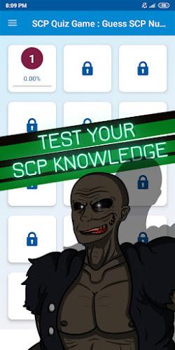 scp quiz game Screenshot 2