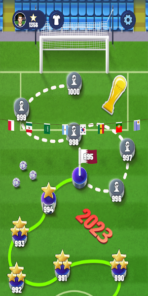 Soccer Super Star Mod 스크린 샷 1