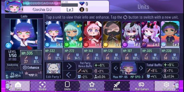 Gacha Lavender captura de pantalla 1