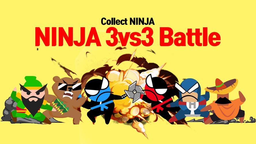 Jumping Ninja Battle 2 Player Screenshot 3