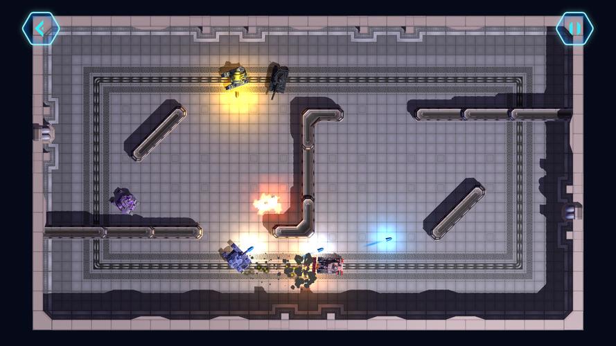 ภาพหน้าจอ TANKS: Sci-Fi Battle 2