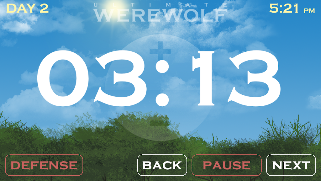 Ultimate Werewolf Timer Captura de tela 1