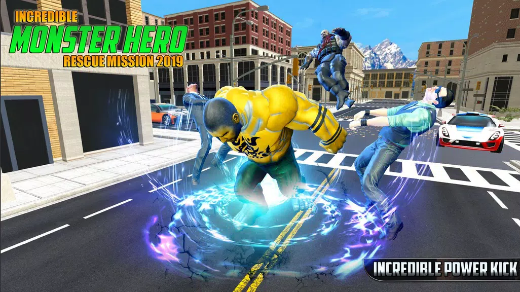 Incredible Monster Superhero Crime City 2018 ekran görüntüsü 1