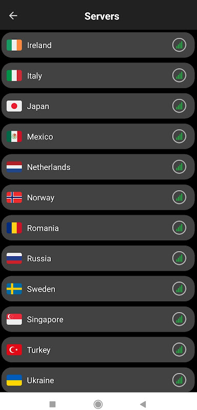 ภาพหน้าจอ Droid VPN-Secure Proxy Premium 2