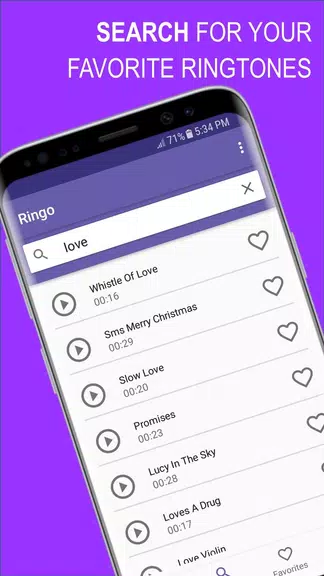 Ringo Ringtones Notifications screenshot 4