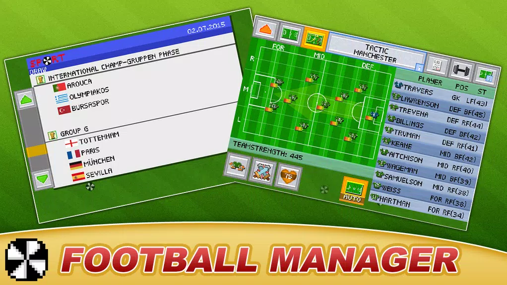 Soccer Pocket Manager屏幕截圖1