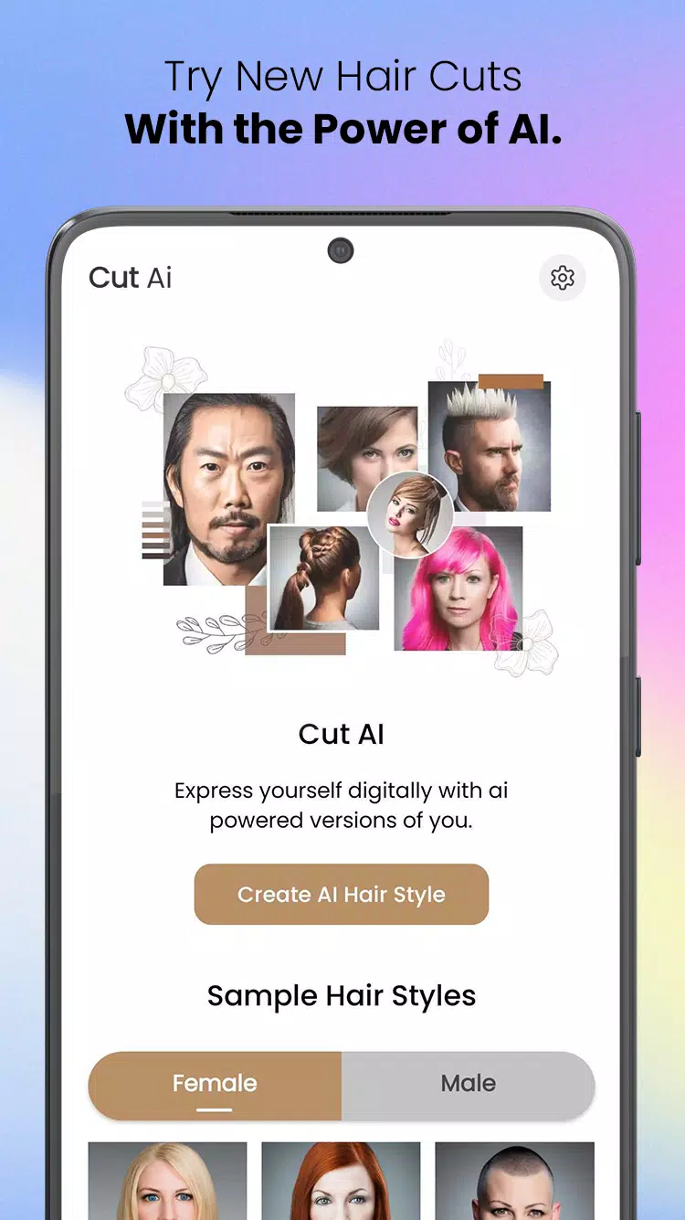 CutAI - AI Hair Style Changer屏幕截圖1
