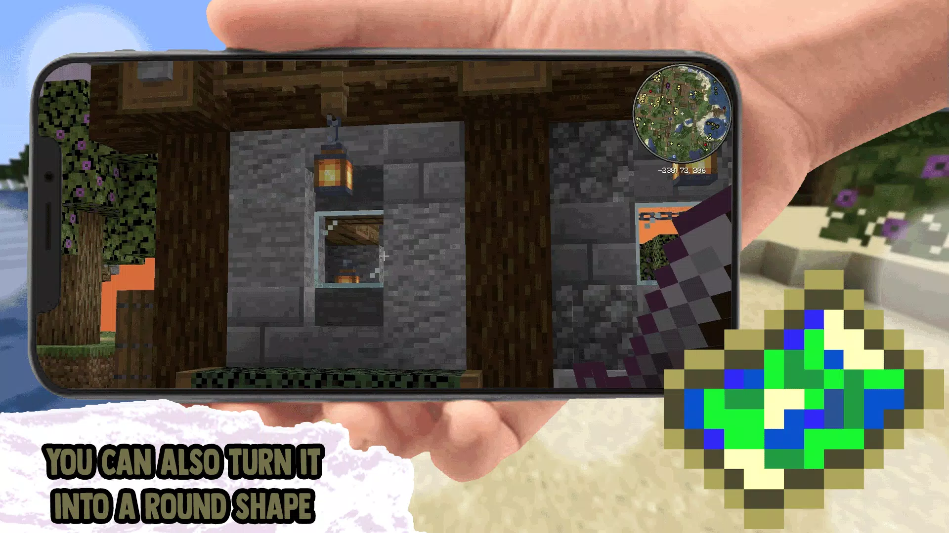 Minimap Mod Addons for MCPE Screenshot 2