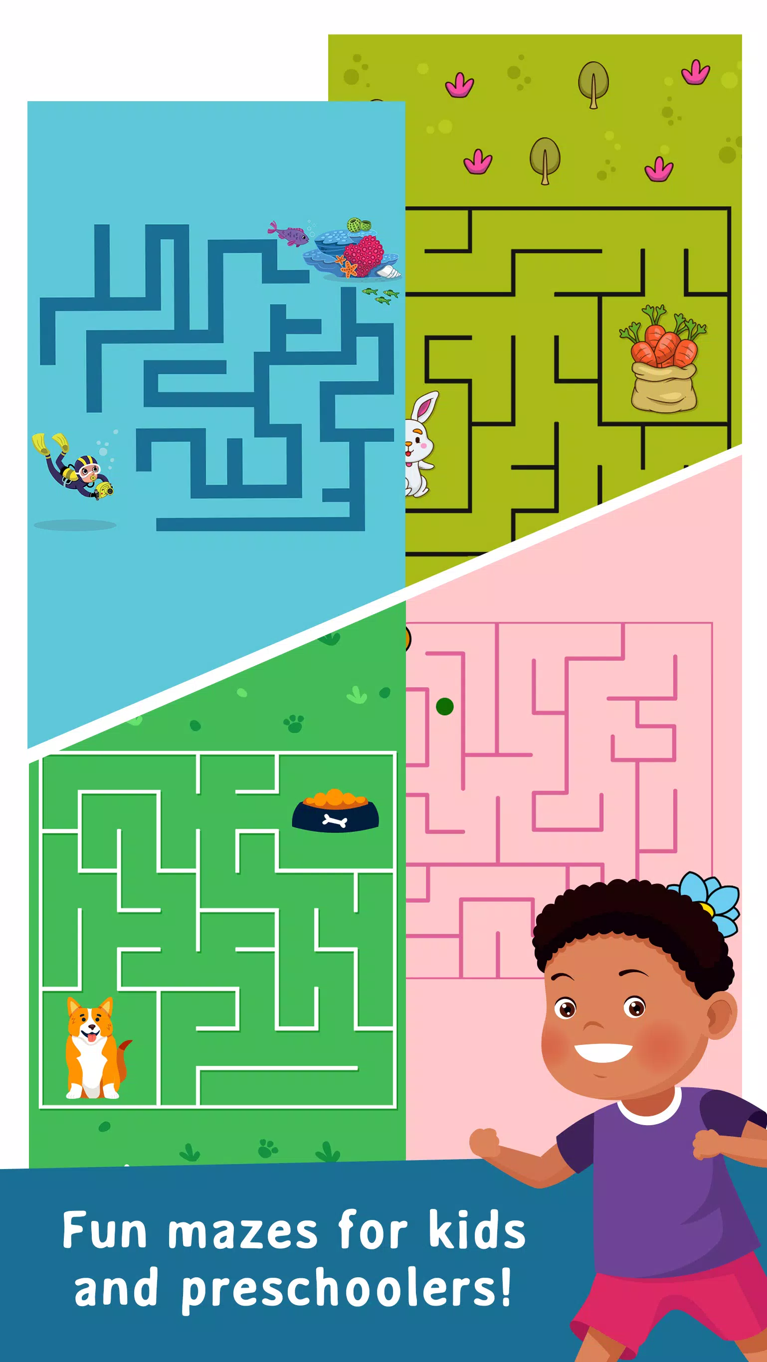 Kids Educational Mazes Puzzle Screenshot 2
