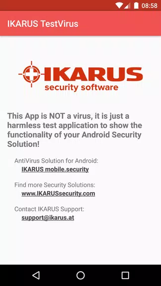 IKARUS TestVirus ekran görüntüsü 1