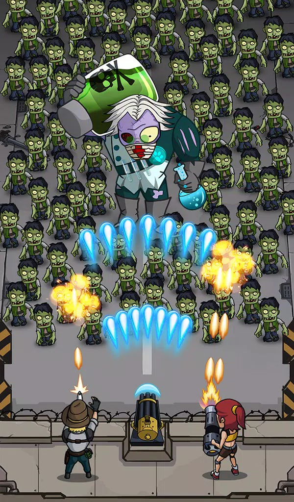 Zombie War Idle Defense Game Capture d’écran3