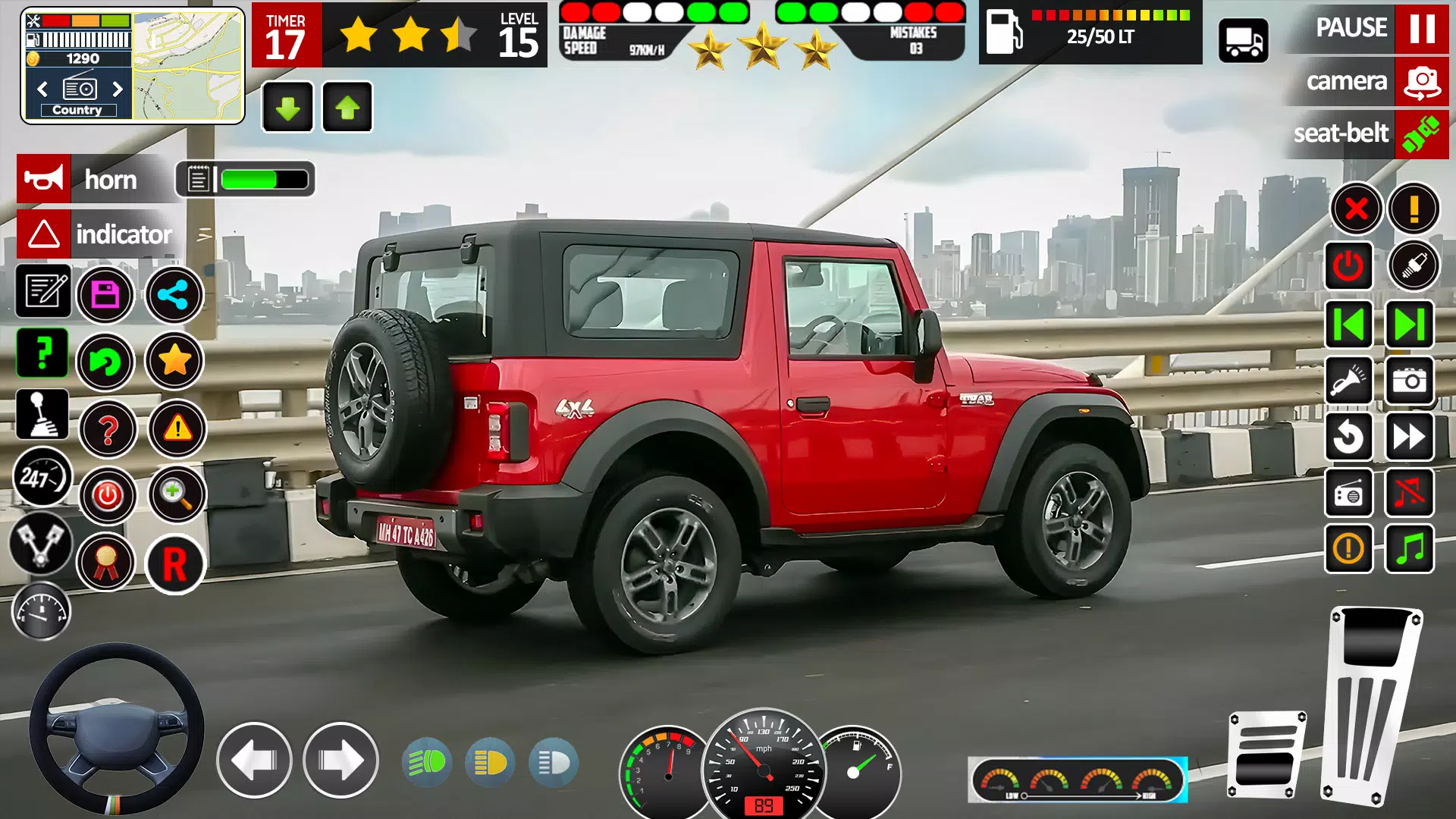 Jeep Driving Game 3d Simulator ảnh chụp màn hình 3