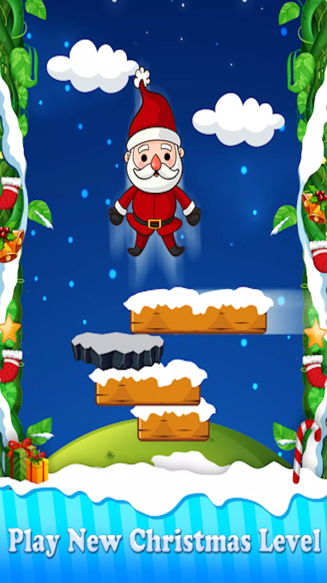 Christmas Game Santa Jump 2024 zrzut ekranu 2