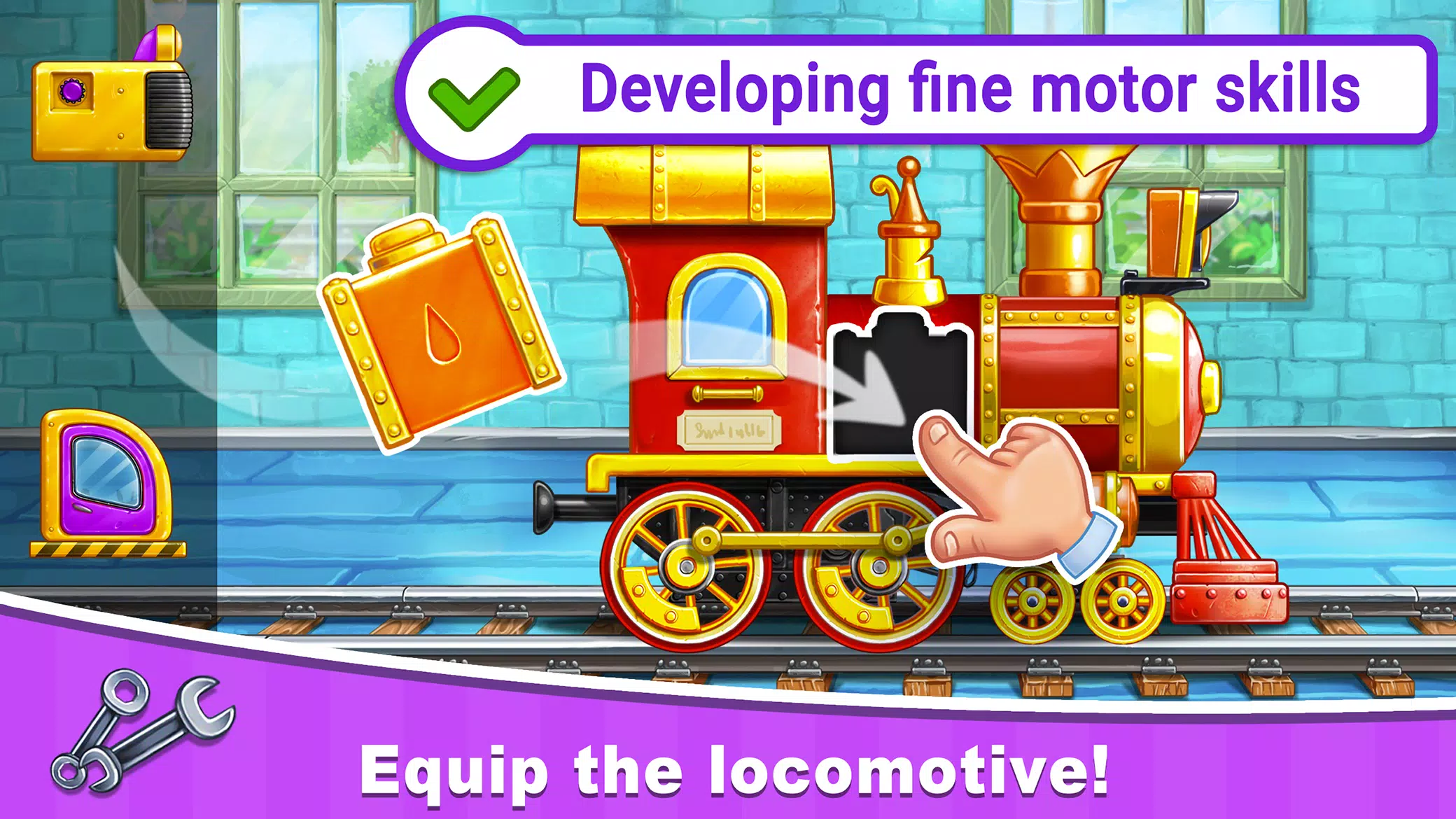 Train Games for Kids: station Screenshot 1