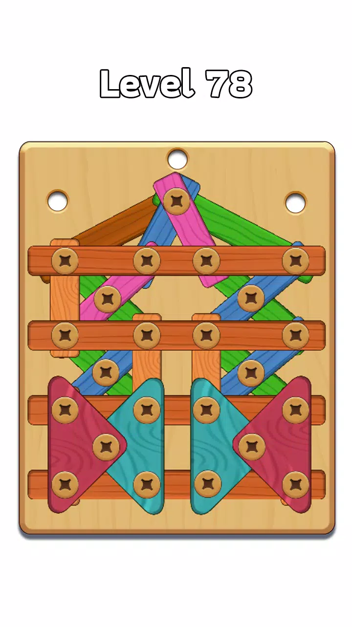 Wood Nuts & Bolt: Screw Puzzle Capture d’écran3