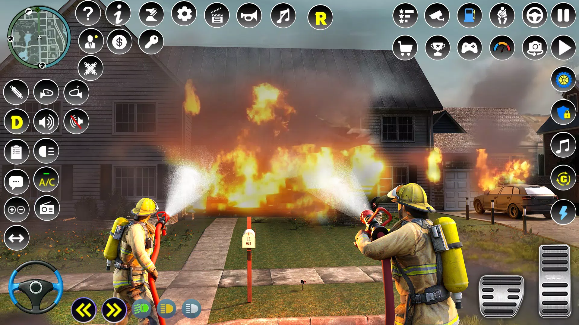 Firefighter :Fire Brigade Game स्क्रीनशॉट 1