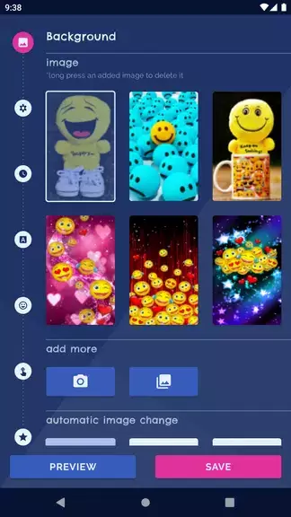 Cute Emoji Live Wallpaper屏幕截圖1