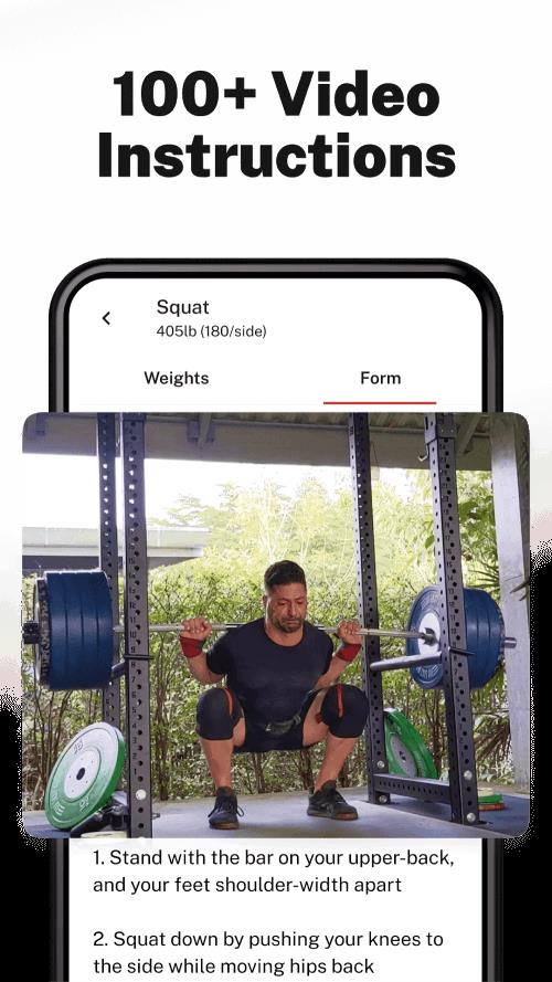 StrongLifts Weight Lifting Logスクリーンショット3