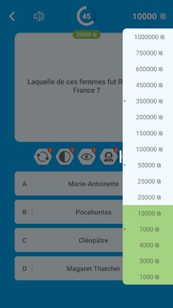 Screenshot Millions Quiz - Français 4