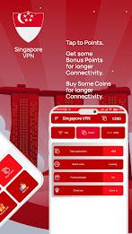 ภาพหน้าจอ Singapore VPN Get Singapore IP 2