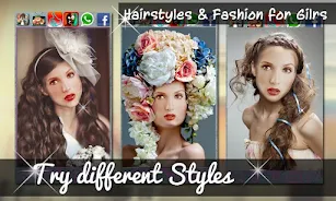 Hairstyles & Fashion for Girls Captura de pantalla 2