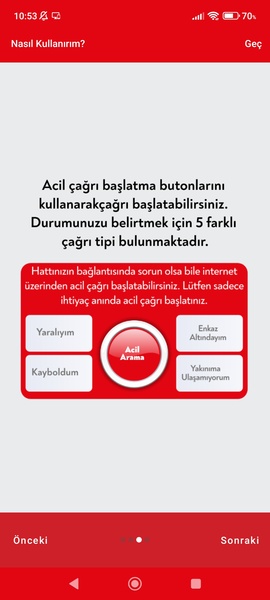 Afet Acil Arama Screenshot 1