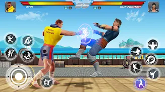 Karate Fighting Boxing Game 3D Capture d’écran2