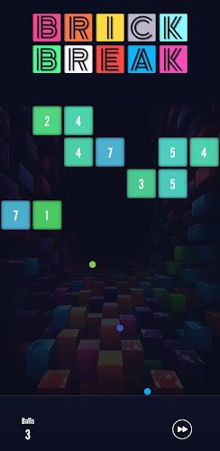 Brick Break - Bricks and Balls Screenshot 1