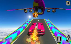 Rocket Car Racing Stunts экрана 2